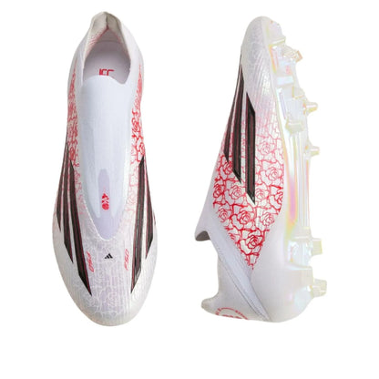 F50 Elite Lamine Yamal Laceless FG 'White Lucid Red