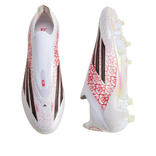 F50 Elite Lamine Yamal Laceless FG 'White Lucid Red